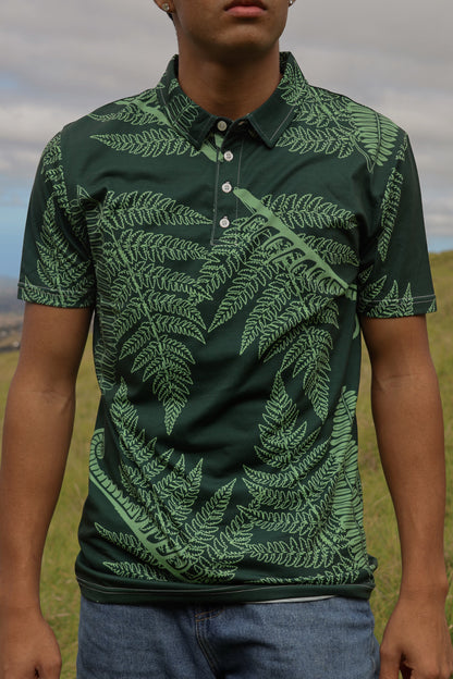 Native Ferns Men’s slim fit polo